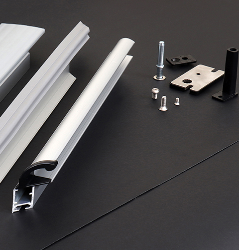 Aluminijska vrata, prozori i pomoćni materijali za zavjese